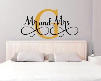 Mr & Mrs Monogram Customized